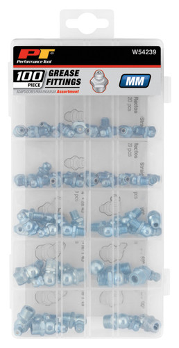Performance Tool 100-Piece Metric Grease Fitting W54239 - packaging