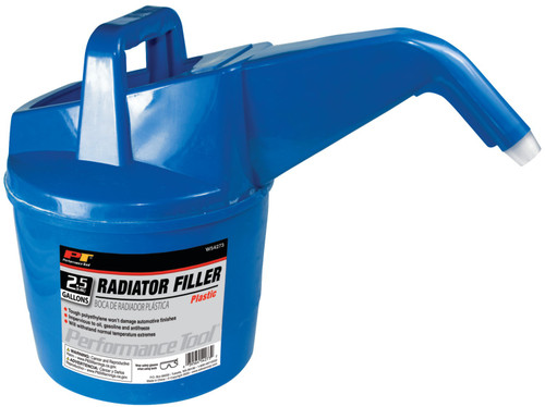 Performance Tool 2 Gallon Plastic Radiator Filler W54273 - front view