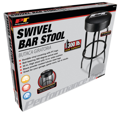 Performance Tool Bar Stool with Swivel Seat W85010 - packaging
