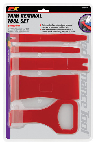 Performance Tool Composite Trim Removal Tool Set W80648 - packaging
