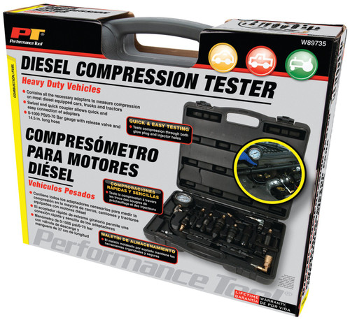 Performance Tool Diesel Compression Tester Kit W89735