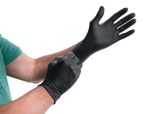 Performance Tool Black Nitrile Gloves - Large W89012
