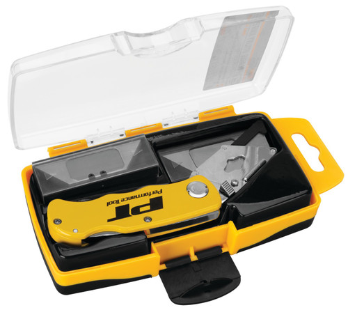 Performance Tool 21-Piece Folding Utility Knife Set W9171 - front view