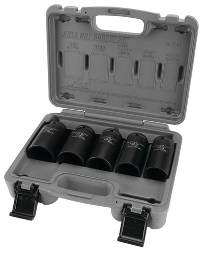 Performance Tool 5-Piece 12 Point Axle Nut Socket W89316 - front view
