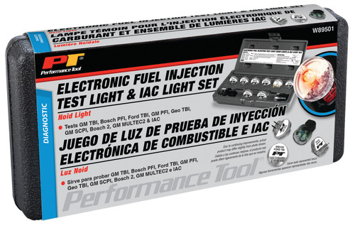 Performance Tool 10-Piece Noid & IAC Light Set W89501 - packaging