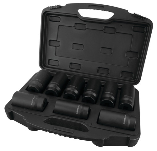 Performance Tool 9-Piece Axle Nut Socket Set W89318 - front view