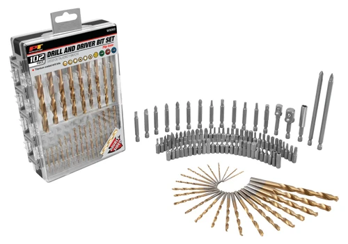 Performance Tool 102-Piece Drill & Driver Bit Set W9060 - front view