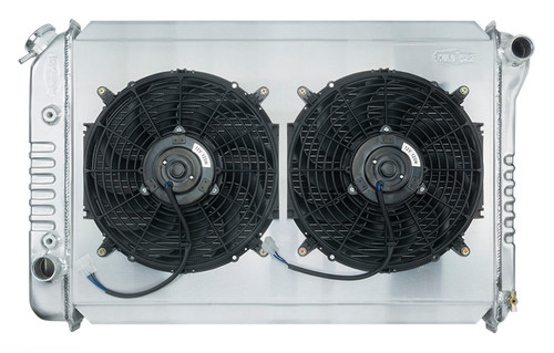 Aluminum Radiator and Dual 12 in Fan Kit - 26 in, Automatic Transmission FOM578AK