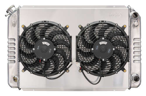 Aluminum Radiator and Dual 12 in Fan Kit - LS Swap LMM576K