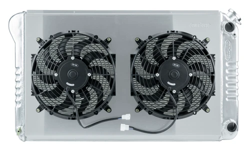 Aluminum Radiator and 12 in Fan Kit - LS Swap, Automatic Transmission CHC557AK