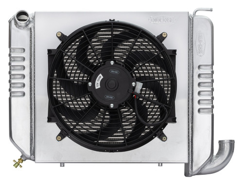 Aluminum Radiator and 16 in Fan Kit - Small Block CHV709K