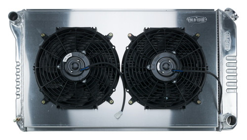 Aluminum Radiator and Dual 12 in Fan Kit - Manual Transmission GMA42K