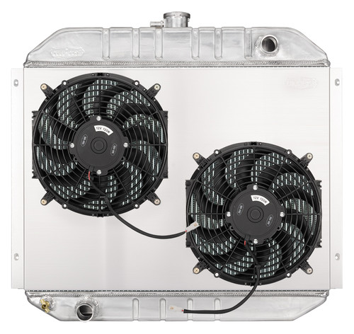 Aluminum Radiator and Dual 12 in Fan Kit - Coyote Swap FOT575-5K