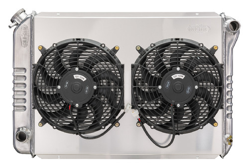 Aluminum Radiator and Dual 12 in Fan Kit - Coyote Swap LMM570-5K