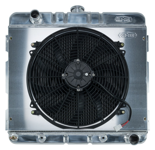 Aluminum Radiator and 16 in Fan Kit - Small Block, 17 x 22 in Core, Automatic Transmission MOP755AK