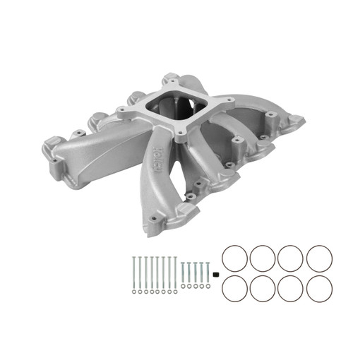 Single Plane Intake - GM LS1/LS2/LS6 300-132 - angled view