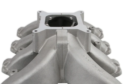 Single Plane Split-Design Race Intake Manifold- GM LS3/L92-4150 300-291 - angled view
