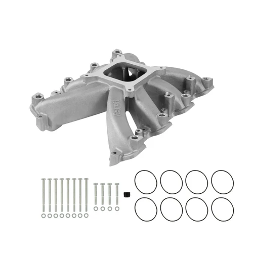 Single Plane EFI Intake - GM LS3/L92 300-136 - angled view
