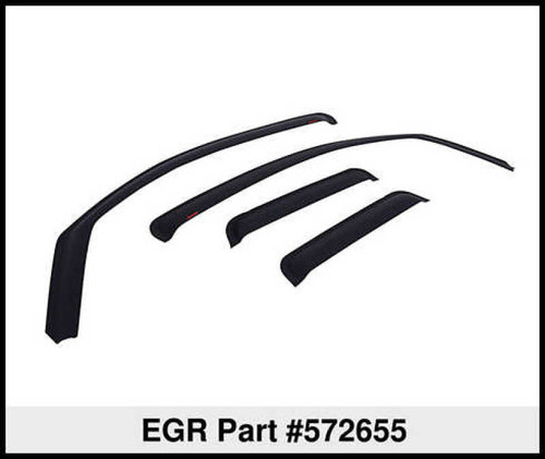 EGR In-Channel Window Visors Matte for Dodge Ram F/S Pickup | 572655