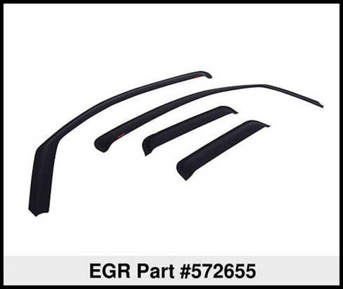 EGR In-Channel Window Visors Matte for Dodge Ram F/S Pickup | 572655