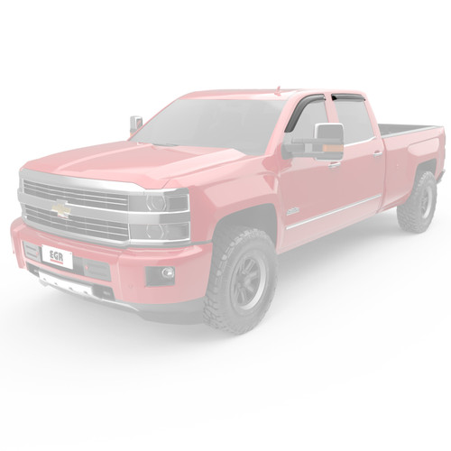EGR Tape-On Window Visors for Chev Silverado Crew Cab | 641771