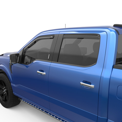 EGR In-Channel Window Visors for Ford F150 Crew Cab | 573491