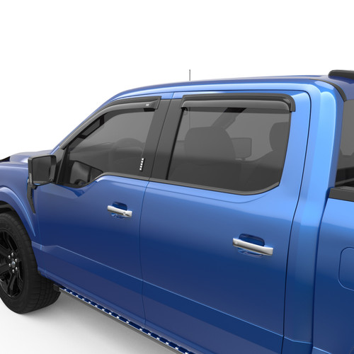 EGR Tape-On Window Visors for Ford F150 Crew Cab | 643491