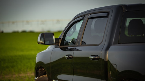 EGR Tape-On Window Visors Dark Smoke for Dodge Ram 1500 | 642951