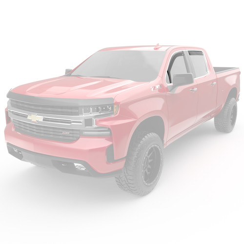 EGR In-Channel Window Visors Dark Smoke for Chevy 1500 | 571891