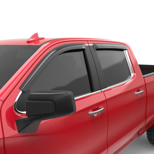 EGR Tape-On Window Visors Dark Smoke for Chevy 1500 | 641891