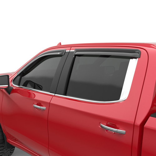 EGR Tape-On Window Visors Dark Smoke for Chevy 1500 | 641891