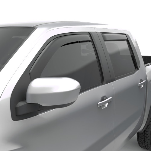 EGR In-Channel Window Visors Matte Black for Nissan Frontier | 576045
