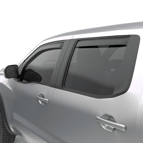 EGR In-Channel Window Visors Matte Black for Nissan Frontier | 576045