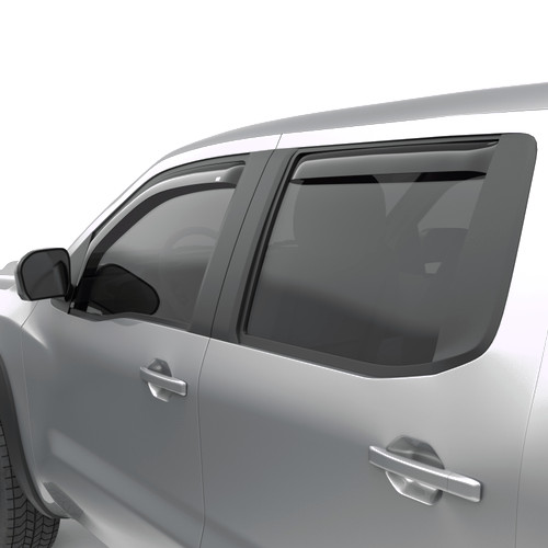 EGR In-Channel Window Visors Dark Smoke for Nissan Frontier | 576041