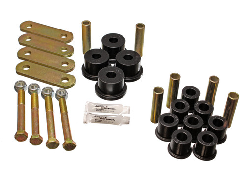 Energy Suspension Black Heavy Duty Shackle Set for Ford Mustang | 4.2135G