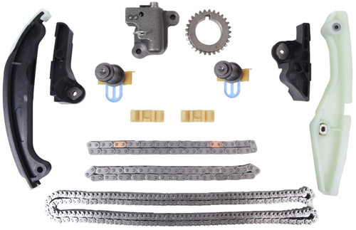 Enginetech TS1024 Timing Chain Set for 2011-2019 Ford Lincoln Edge Explorer F-150 Flex MKS 3.5L/3.7L V6 - Replacement Chain Set