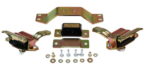 Black Motor and Transmission Mount Set for Ford Mustang | 4.1130G