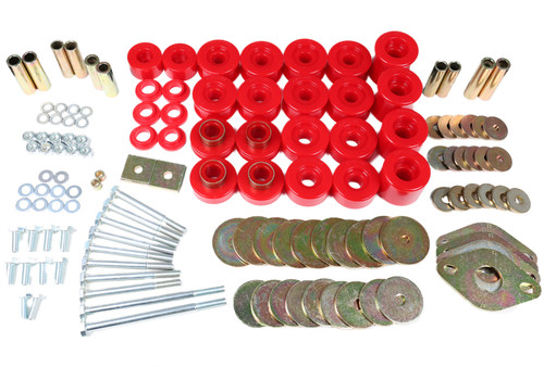 Energy Suspension Red Body Cab Mount Set for Toyota Land Cruiser | 8.4113R