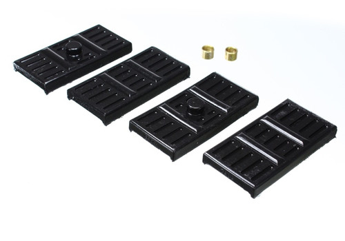 Energy Suspension Black Leaf Spring Isolator Set for Chevrolet Camaro | 3.6113G