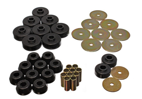 Energy Suspension Black Body Cab Mount Set for Toyota 4Runner | 8.4102G