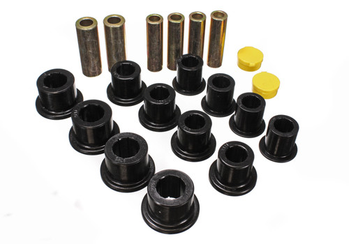 Energy Suspension Black Front Leaf Spring Bushing Set for Ford F-250 | 4.2148G