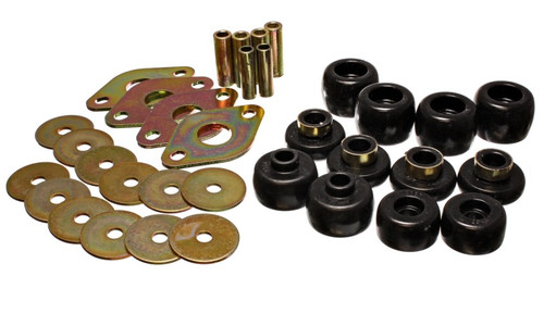 Energy Suspension Black Body Cab Mount Set for Toyota T100 | 8.4105G
