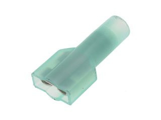 Dorman 16-14 Gauge Female Slide Disconnect Terminal, .250 In., Blue 638-266 - angled view