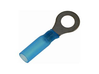 Dorman 16-14 Gauge Ring Weather Proof Terminal, 1/4 In., Blue 638-424 - angled view