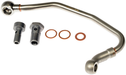 Dorman Turbocharger Oil Feed Line 667-709 - front view