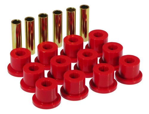 Prothane Red Rear Spring & Shackle Bushings for 67-87 GM