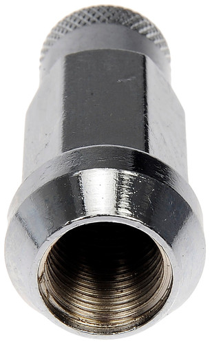 Dorman Chrome Open End Knurled Wheel Nuts 713-685 - front view