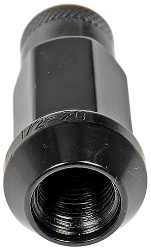 Dorman Black Open End Knurled Wheel Nuts 713-285A - front view