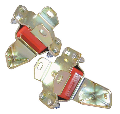 Prothane Red V8 Motor Mounts for 65-73 Ford Mustang