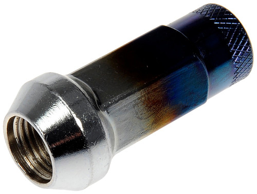 Dorman Ti-Blue Open End Knurled Wheel Nuts 713-285T - angled view